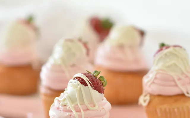 Pâtisseries prêtes à être mises en vente